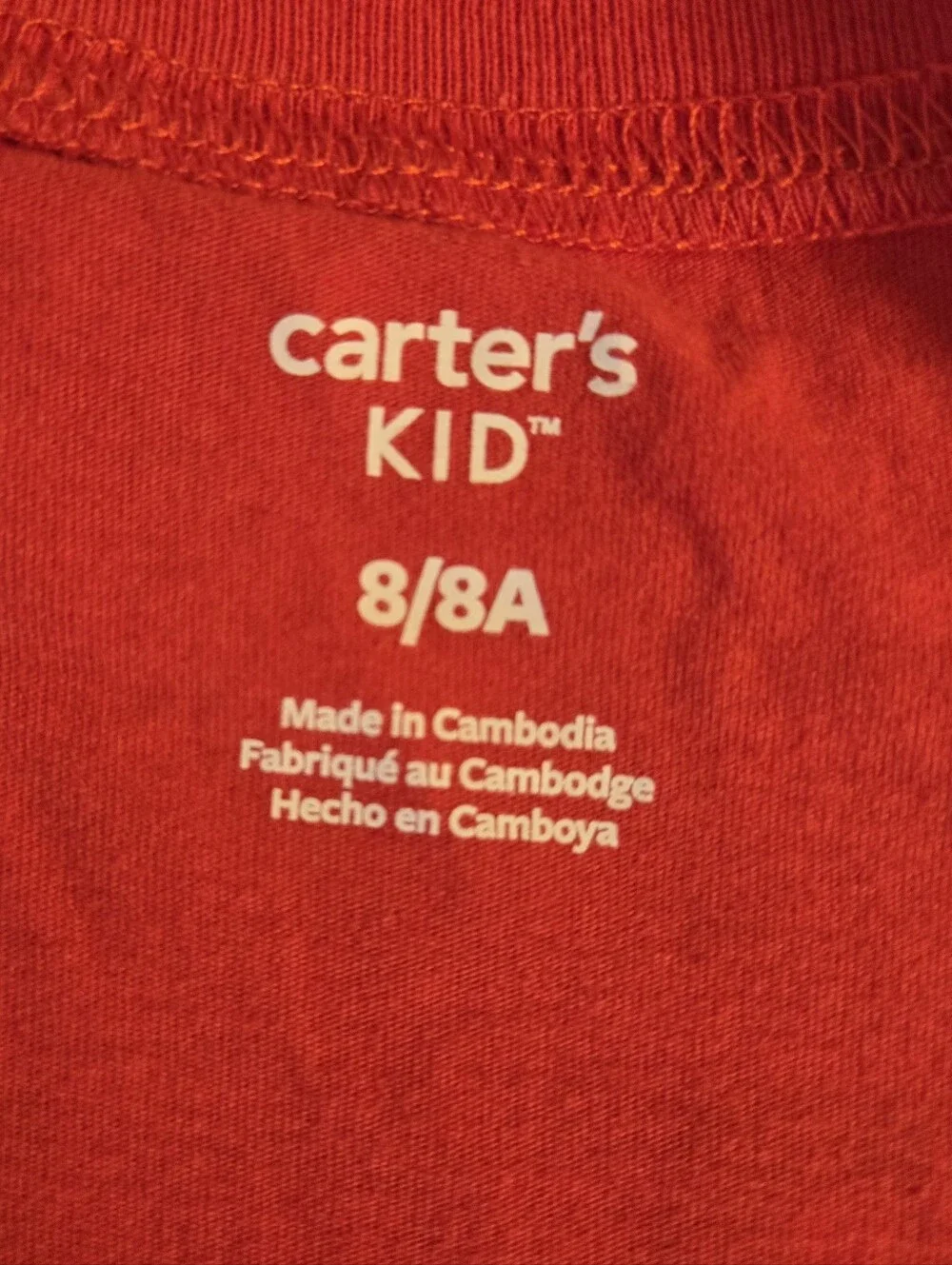 Carter's Red 'Play Ball' Sleeveless Kids Top